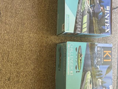 2 inflatable kayaks New in Box