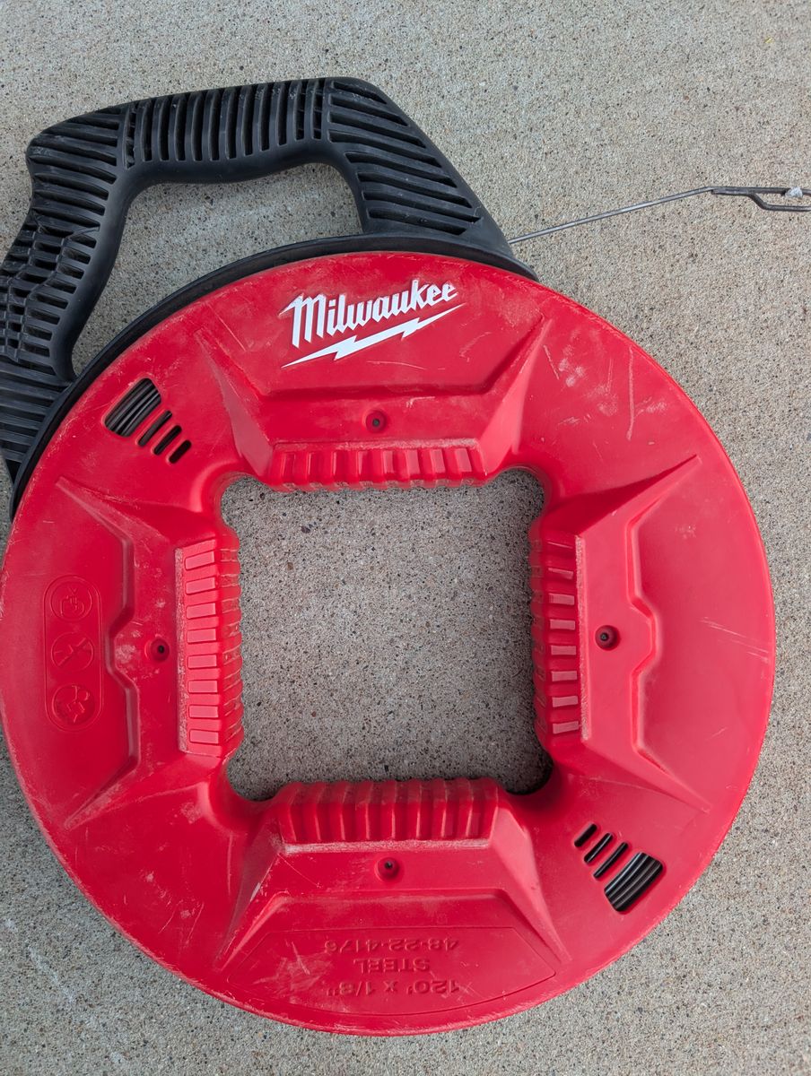 Milwaukee 120 ft Steel Fish Tape 1/8 Inch $50
