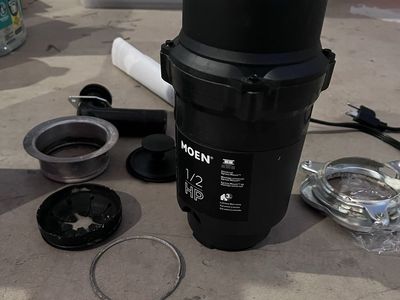 Moen GXP50c Host Series 1/2 HP Continuous Feed Garbage Disposal with SoundSHIELD