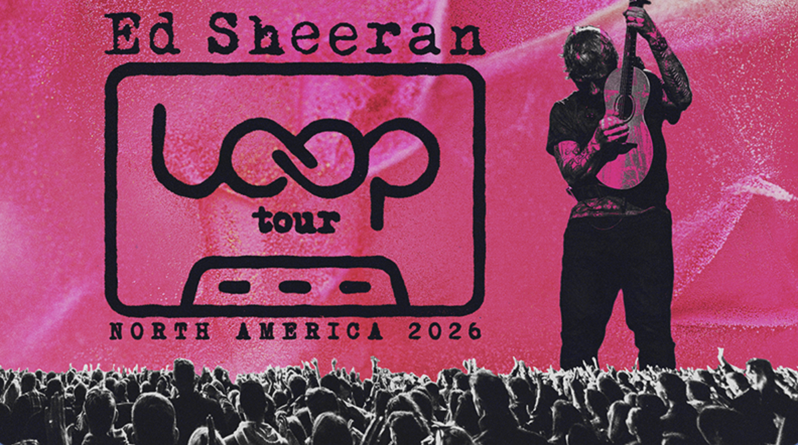 Ed Sheeran Las Vegas Tickets – Section C131 Row 21 – 4 Seats Together