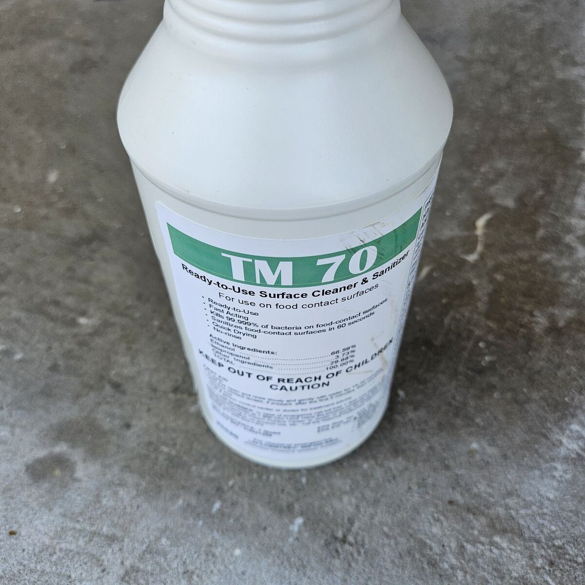 Afco TM 70 Surface Cleaner and Sanitizer