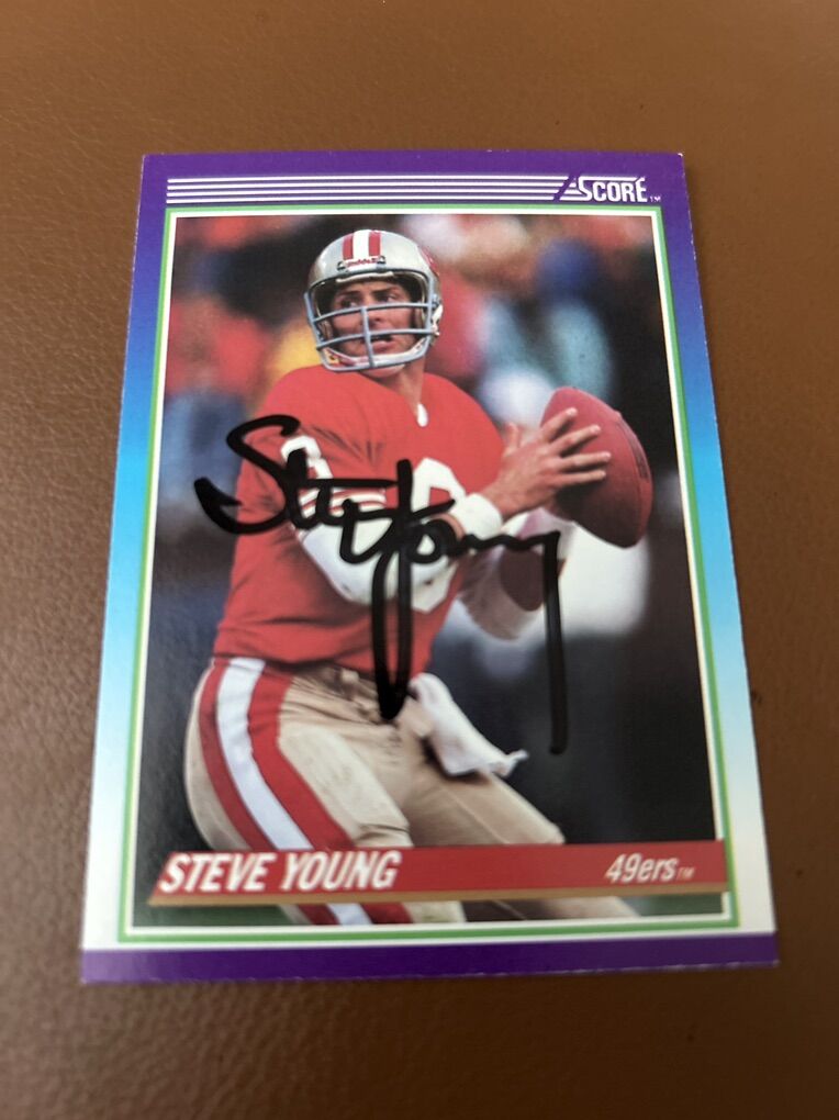 Steve Young Auyo San Fransico 49ers Auto Signed
