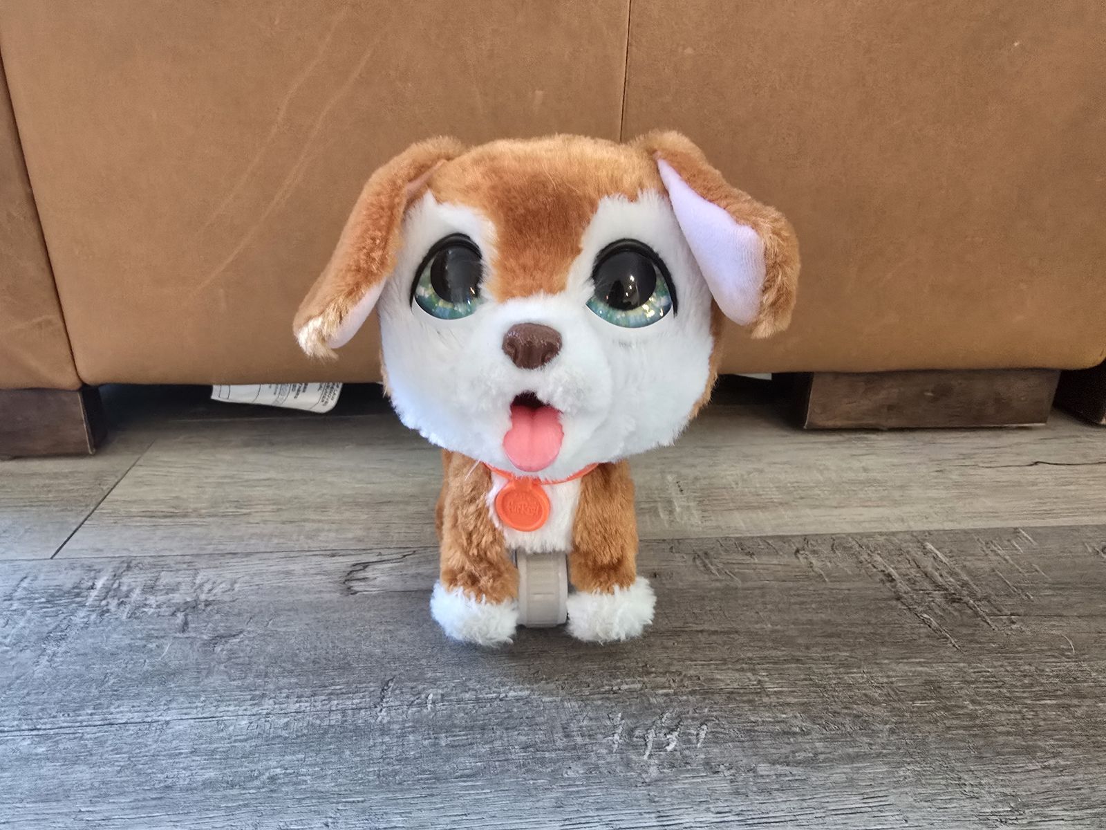 FurReal Poopalots Interactive Walking Puppy Dog Plush with Leash & Poop Accessories