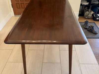 West Elm Mid-Century Modern Dining Table, Seats 4-6, 58.5"L x 31"W,