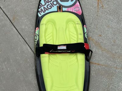 Black Magic Kneeboard - Fun, Durable, and Easy to Ride Water Sports Board