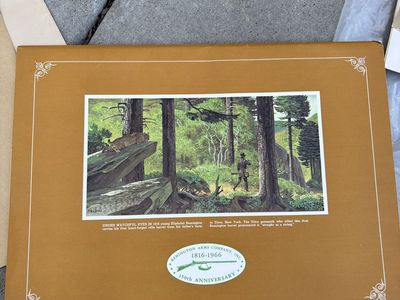 Remington Arms Company 150th Anniversary Print Set 1816-1966 Collectible Artwork
