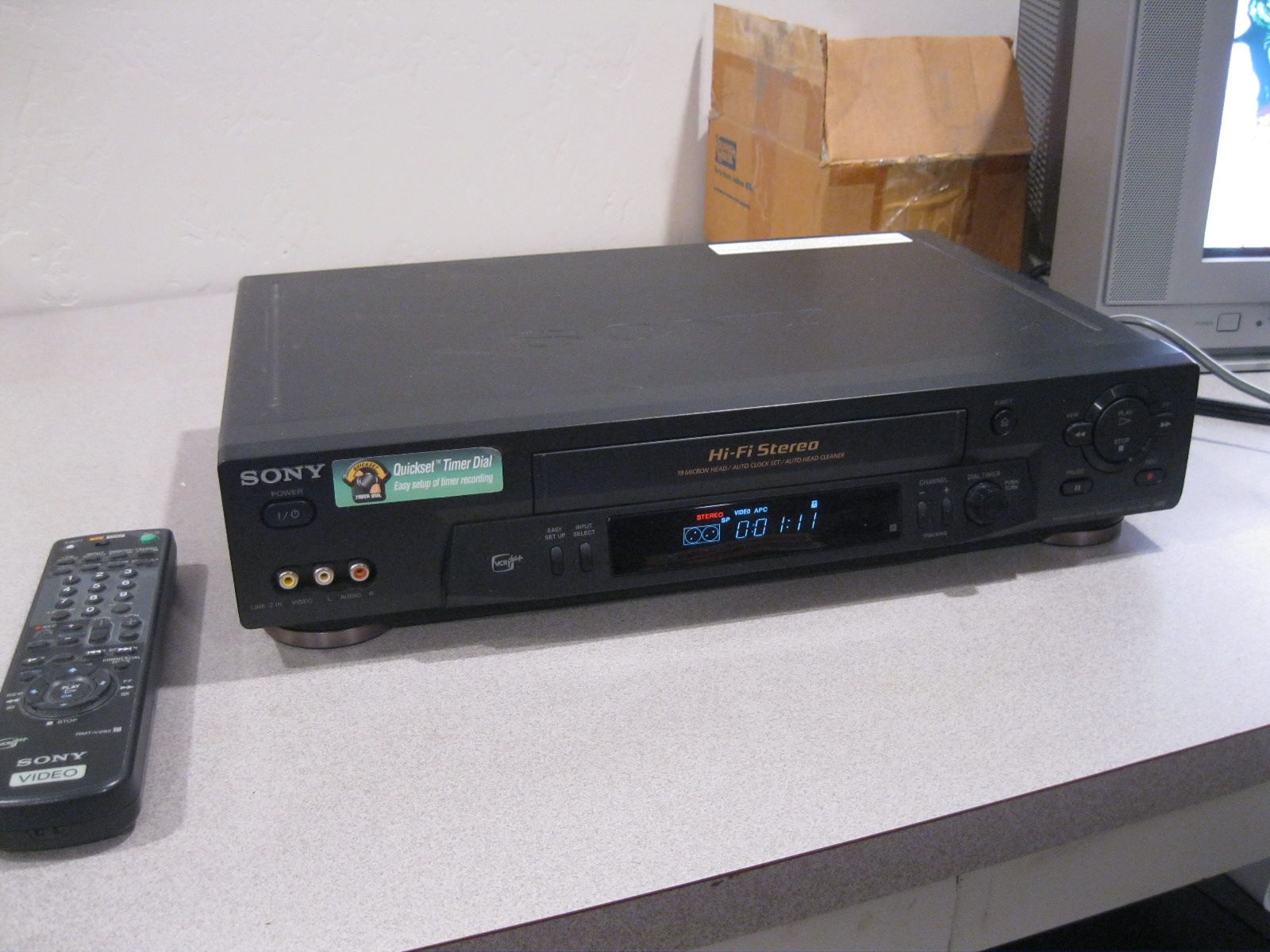 Sony Hi-Fi VCR Tested And Working