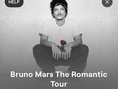 Floor tickets for Bruno mars In nashville