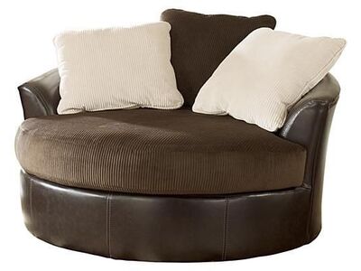 Oversized Swivel Accent Chair