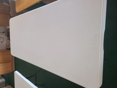 3 Lifetime tables and 2 chairs