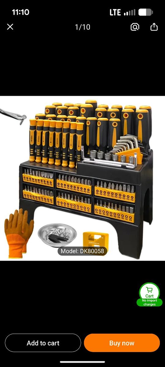 NEW IN BOX SCREW DRIVER AND BIT SET