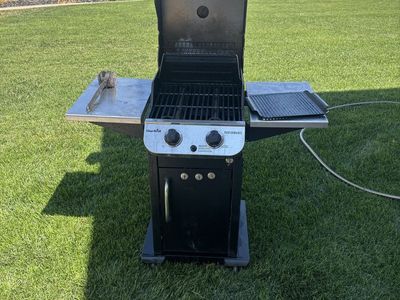 Char-Broil Performance 2-Burner Liquid Propane Gas Grill with Fold-Down Side Shelves