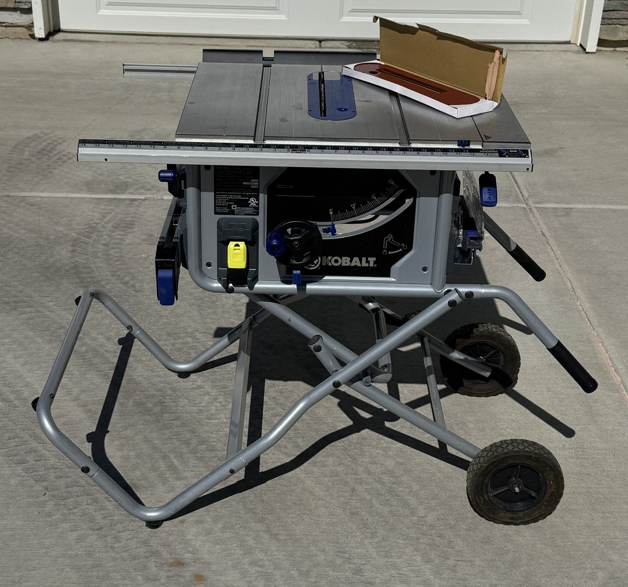 Kobalt Portable 10" Table Saw with Folding Legs