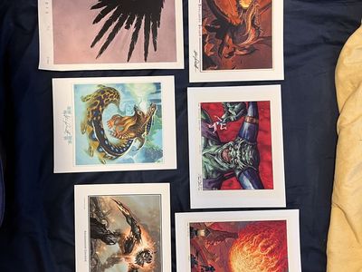 Magic: The Gathering MTG Art Prints Lot - Defiling Tears & More