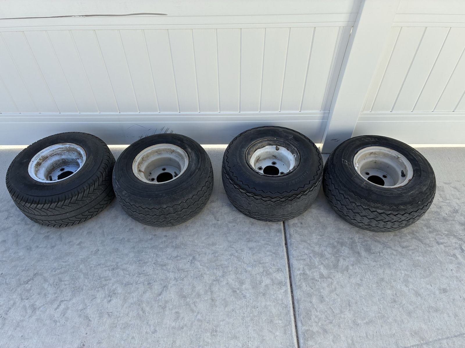 4 Golf Cart Tires and Rims