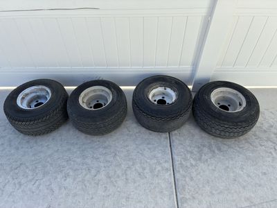 4 Golf Cart Tires and Rims