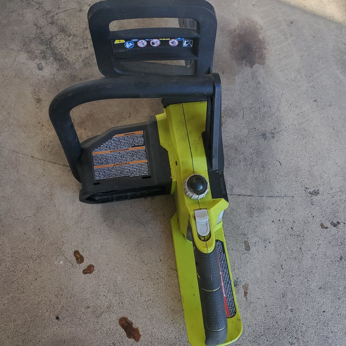 18 volt ryobi 10 inch chain saw