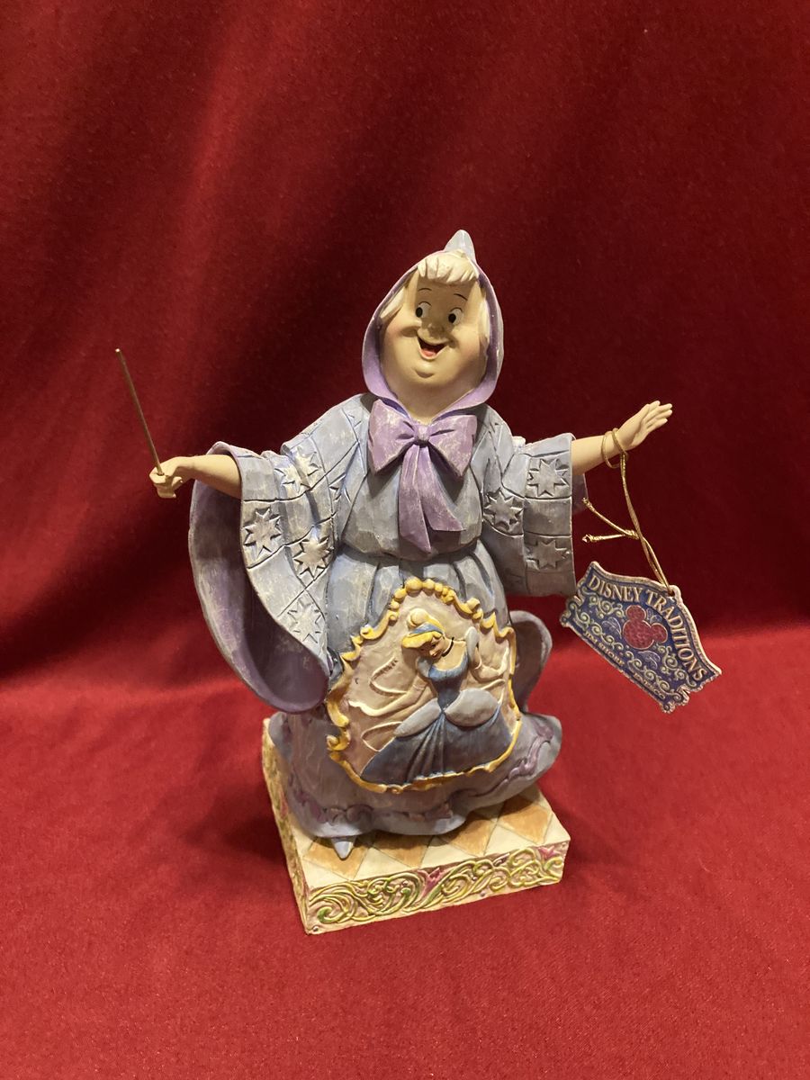 Disney Showcase Collection Fairy Godmother Magical Transformation Like New In Box By Jim Shore