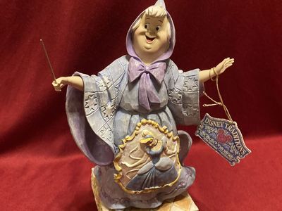 Disney Showcase Collection Fairy Godmother Magical Transformation Like New In Box By Jim Shore