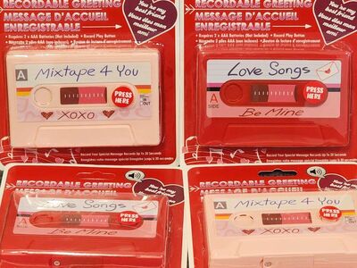 Valentines Tape Recorder *PLEASE READ DESCRIPTION*