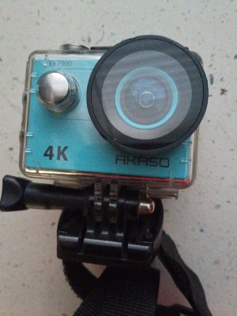 AKASO EK7000 4K Ultra HD Action Camera with Waterproof Case - Teal/Black