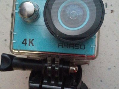AKASO EK7000 4K Ultra HD Action Camera with Waterproof Case - Teal/Black