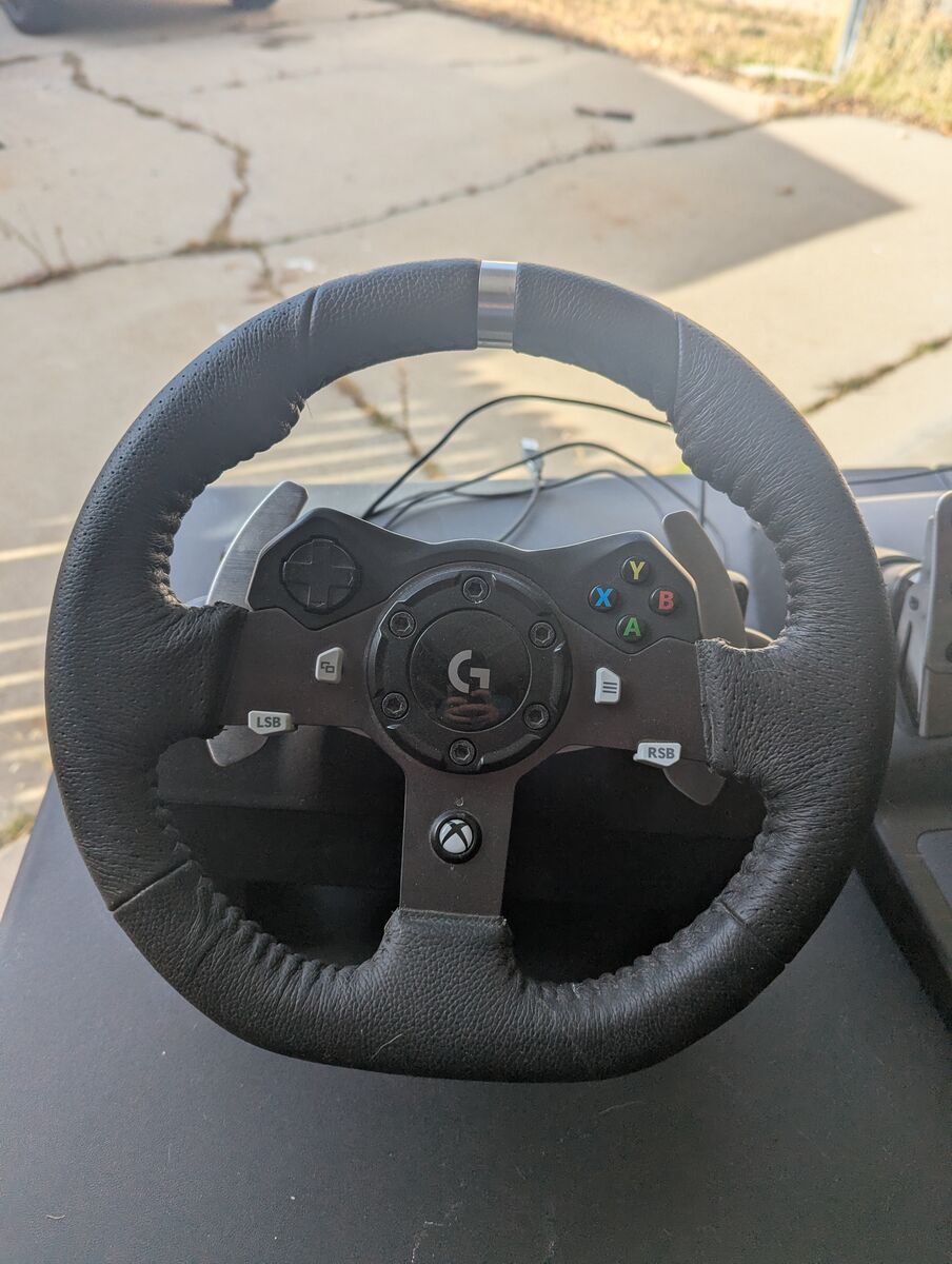 Logitech G920 Racing Wheel, Pedals, and Custom Shifter for Xbox and PC Sim Racing Gaming