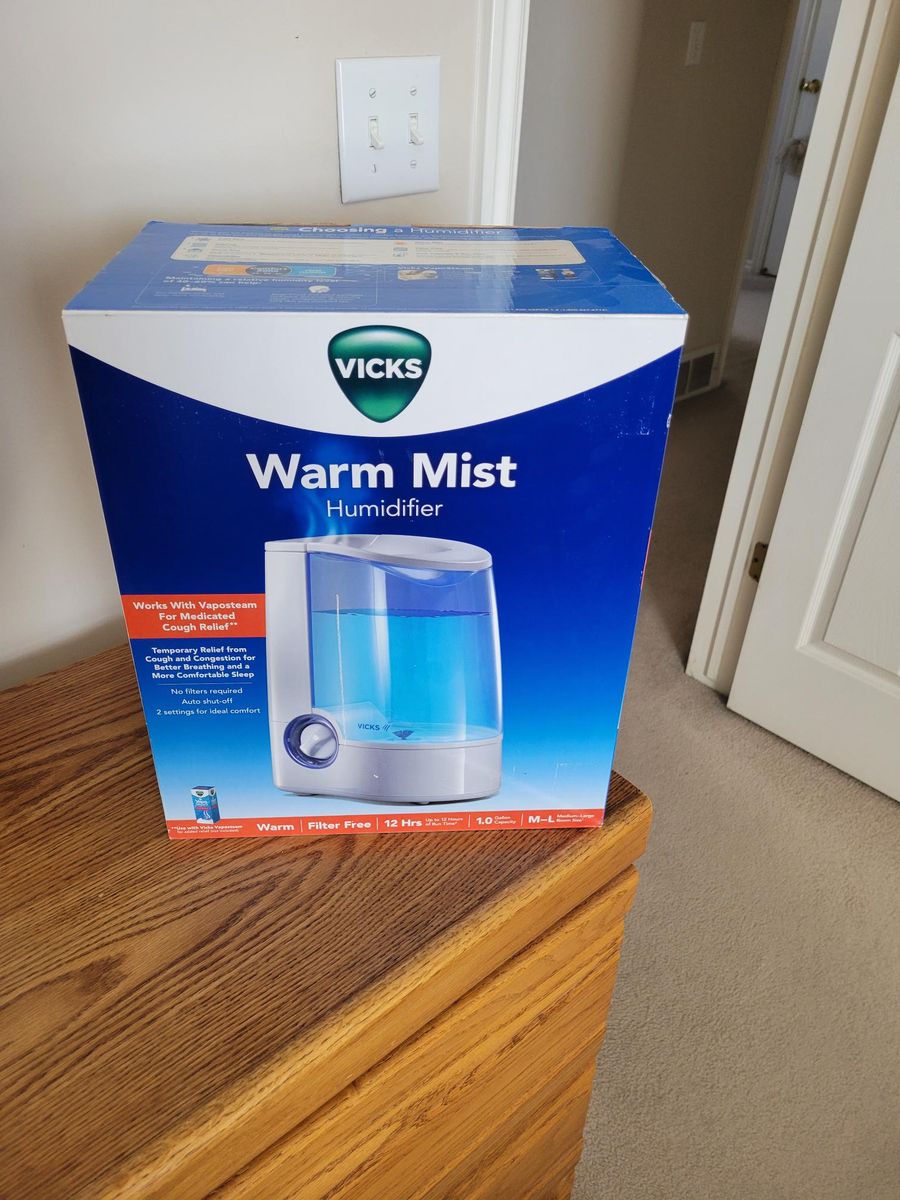 Vicks warm mist humidifier