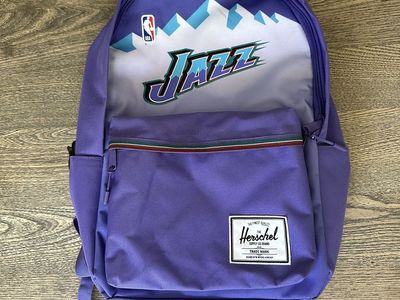 Herschel Supply Co. Utah Jazz NBA Mountain Backpack Purple Mid-Volume Daypack