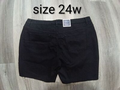 Charter club black cut off shorts New plus24w