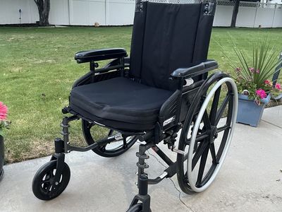 Manual Folding Wheelchair-Pride Stylus Black w/ Cushion