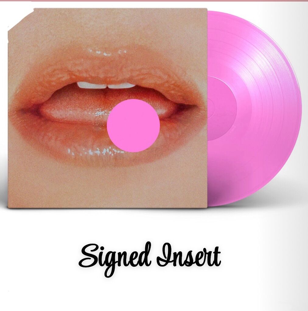 KESHA-SIGNED . (PERIOD) Punish Me Pink Vinyl-Worn