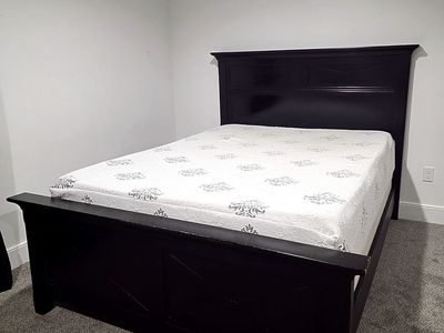 Queen Bedframe + Memory Foam Mattress and Box spring