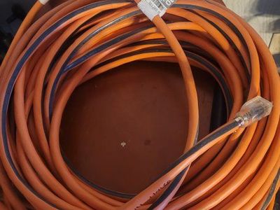 Ridged Extension Cord 100 ft - Outdoor Use, 10/ 3Gauge