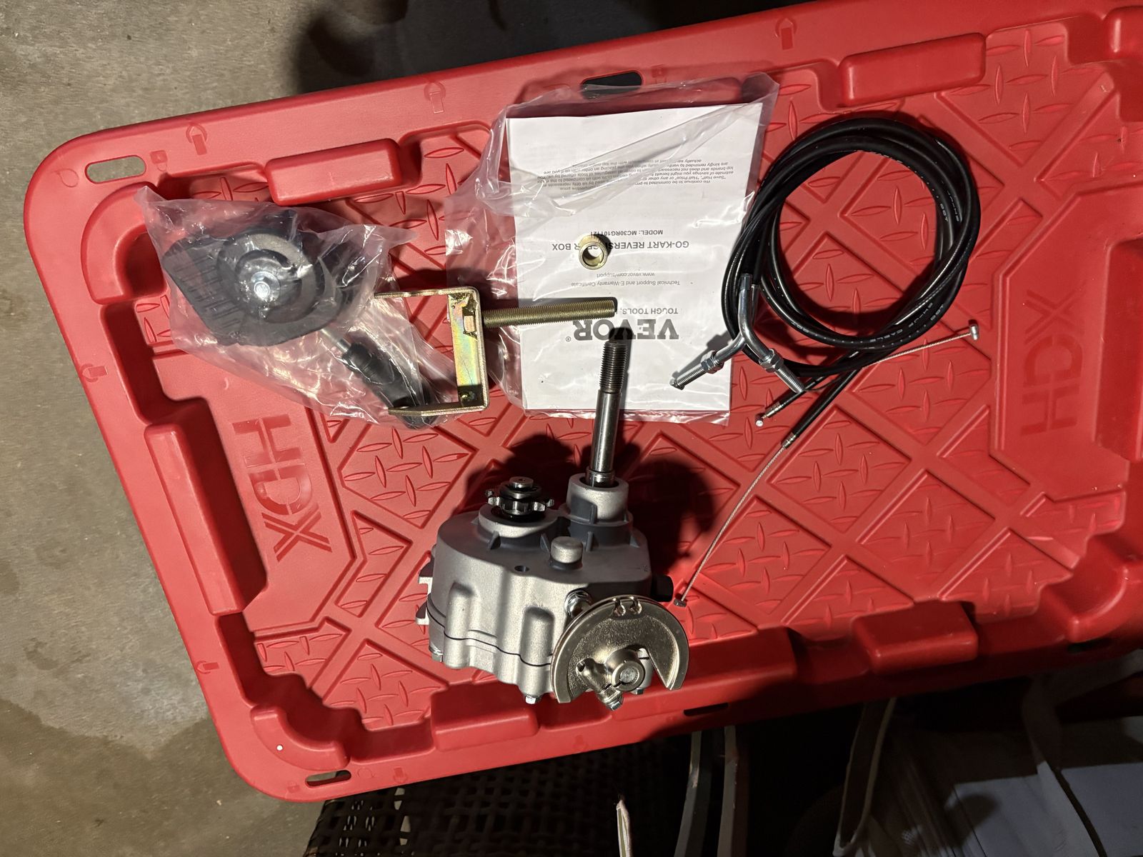 Brand new!! Forward reverse go cart gear and clutch is new going fo 70 I paid 120 ordered by mistake