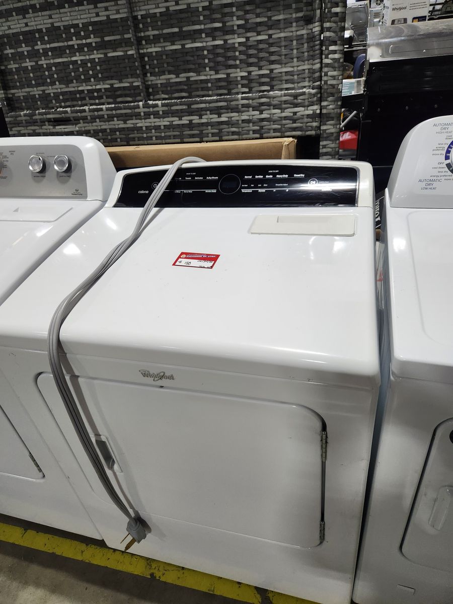Whirlpool White Electric Dryer Top Load