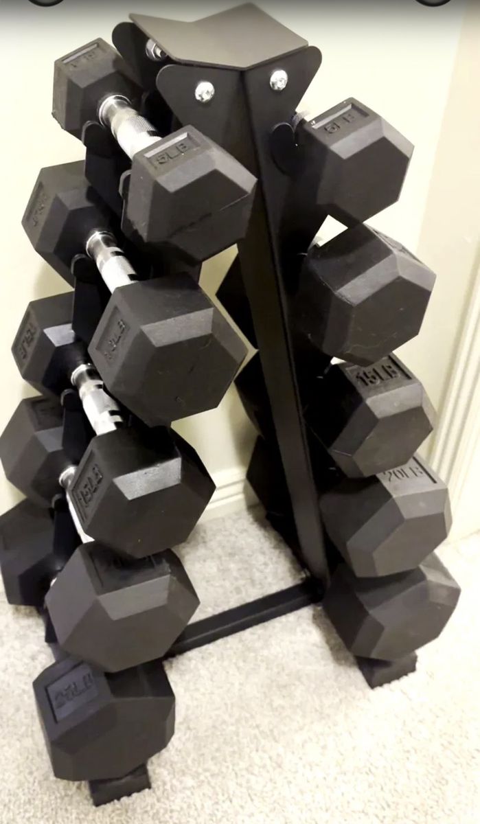 NEW 5-25lb Dumbbell Set - 150lb