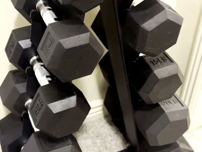 NEW 5-25lb Dumbbell Set - 150lb