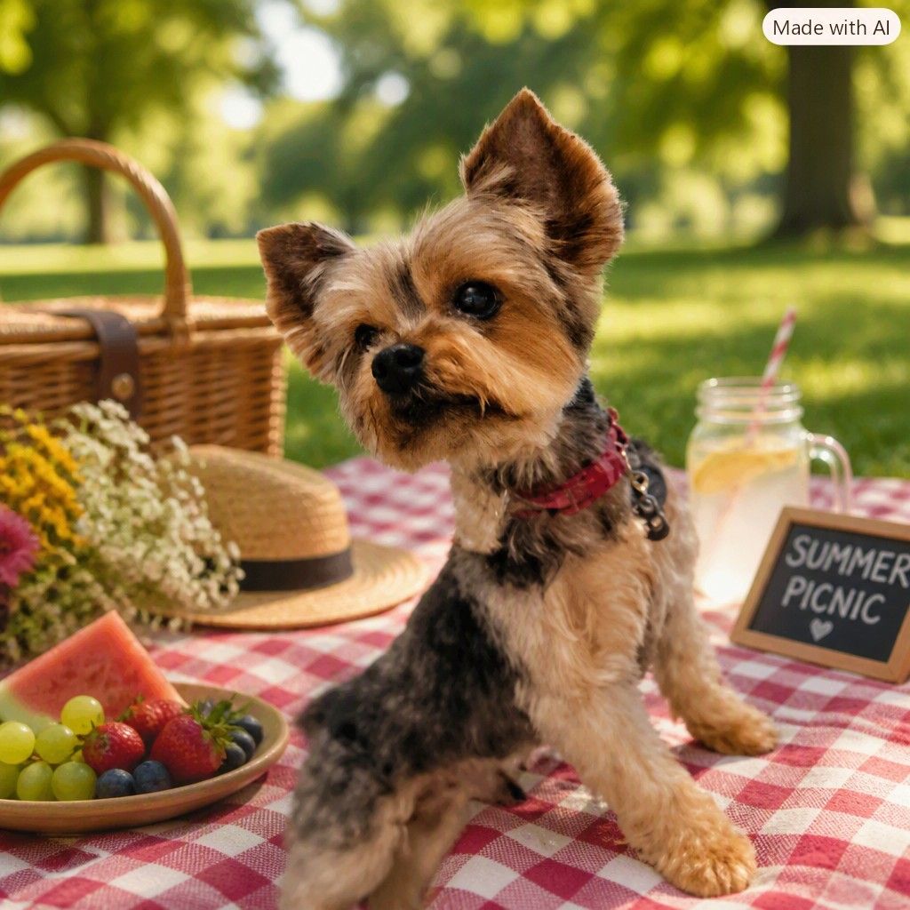 Rudy - Senior Yorkie Male - Available for adoption