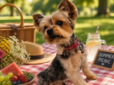 Rudy - Senior Yorkie Male - Available for adoption