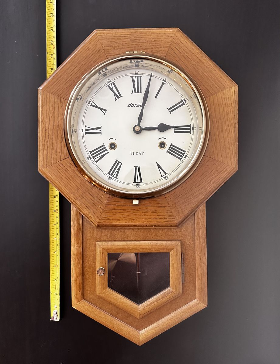 Dorset Wall Clock With Chime & Pendulum