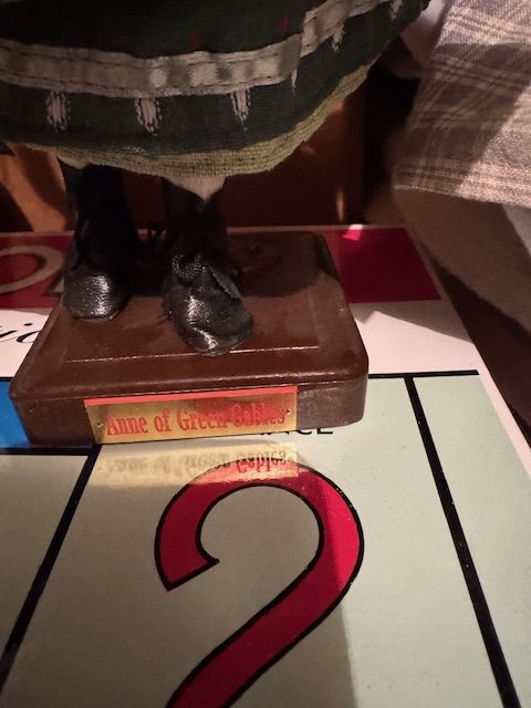 “Anne of Green Gables collector doll with stand”