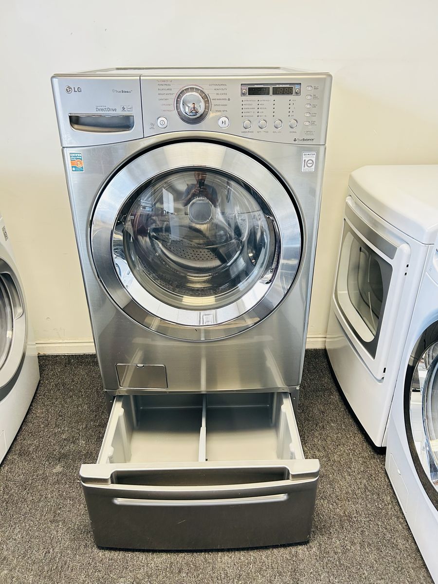 Lg stainless 4.5 cu ft washing machine