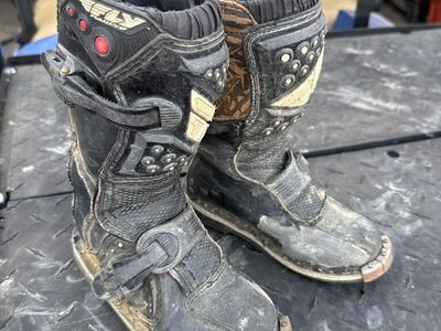 Fly Maverik Mini Motocross Size 12 Kids Boots