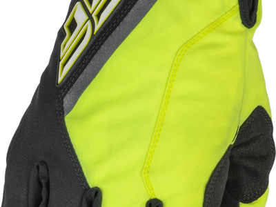 Fly Racing Title Gloves Black/Hi-Vis Size 07 (371-05207)