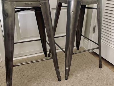 Tolix Industrial Modern Metal Barstools