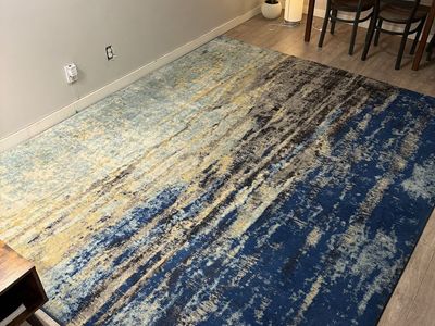 Modern 8' x 10' Area Rug- JUST WASHED