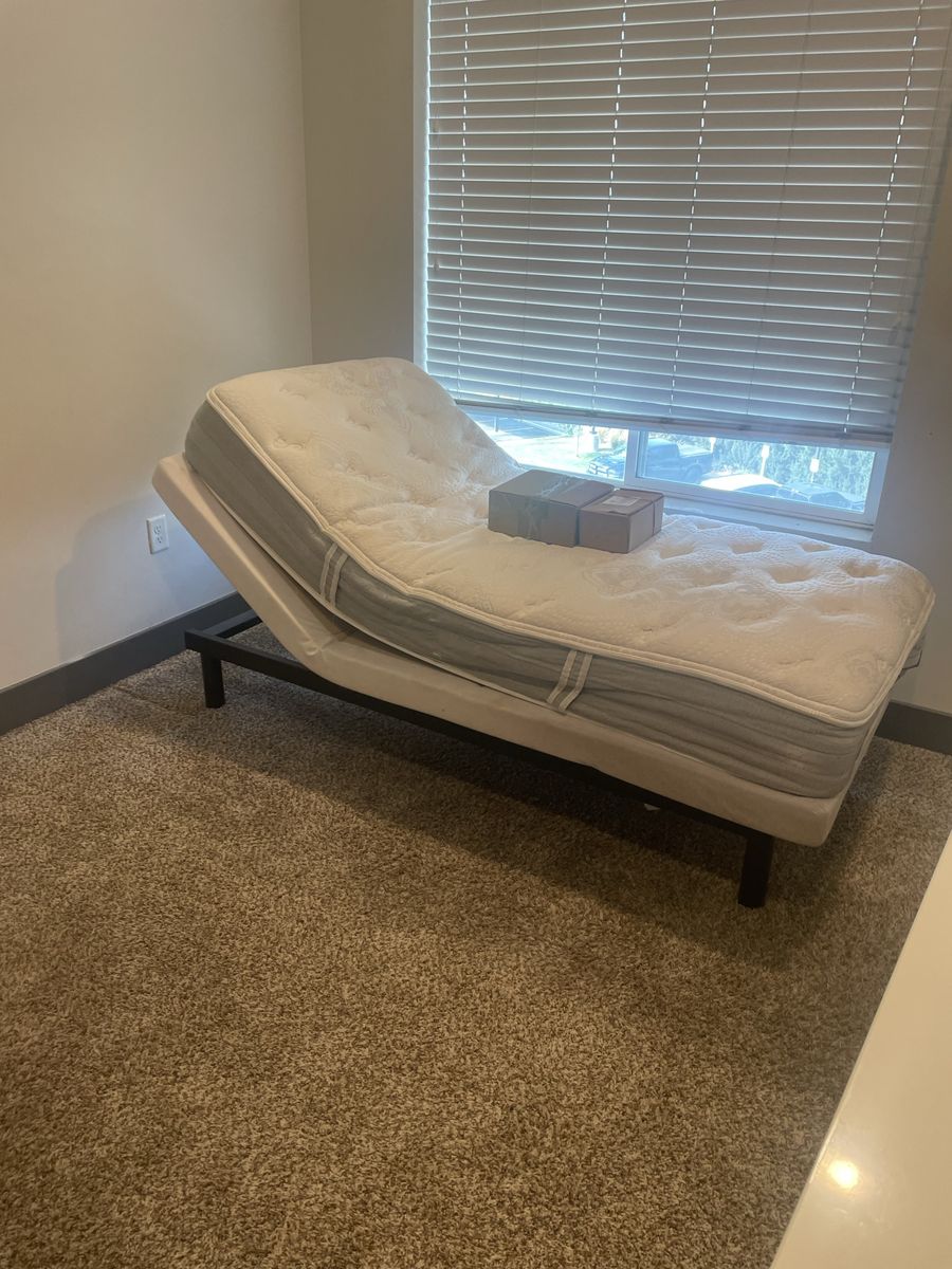 Adjustable Twin Bed Frame with Mattress - Sleep Number FlexFit