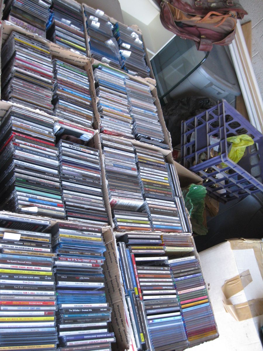Collection Of Over 350 Country Western, and Classic Rock CDs