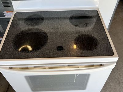 Glass stop whirlpool range